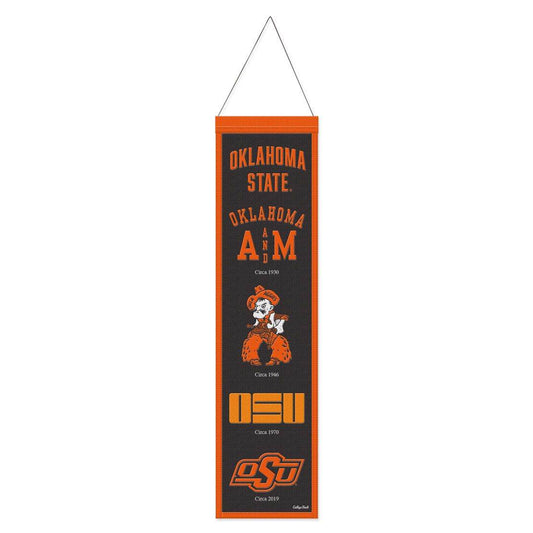 Oklahoma State Cowboys Banner Wool 8x32 Heritage Evolution - ToylandEU