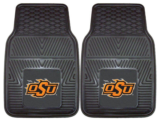 Oklahoma State Cowboys Car Mats Heavy Duty 2 Piece Vinyl - ToylandEU
