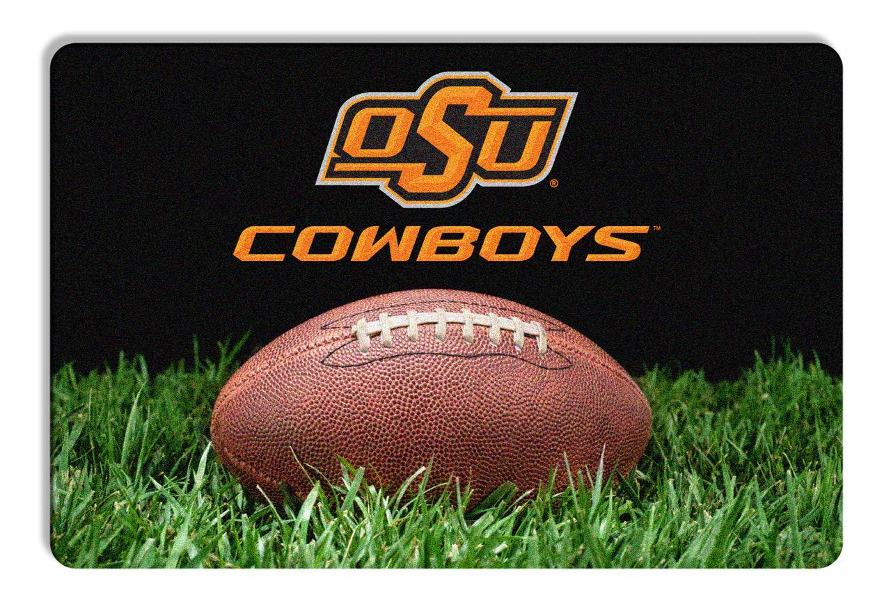 Oklahoma State Cowboys Classic Football Pet Bowl Mat Large - ToylandEU