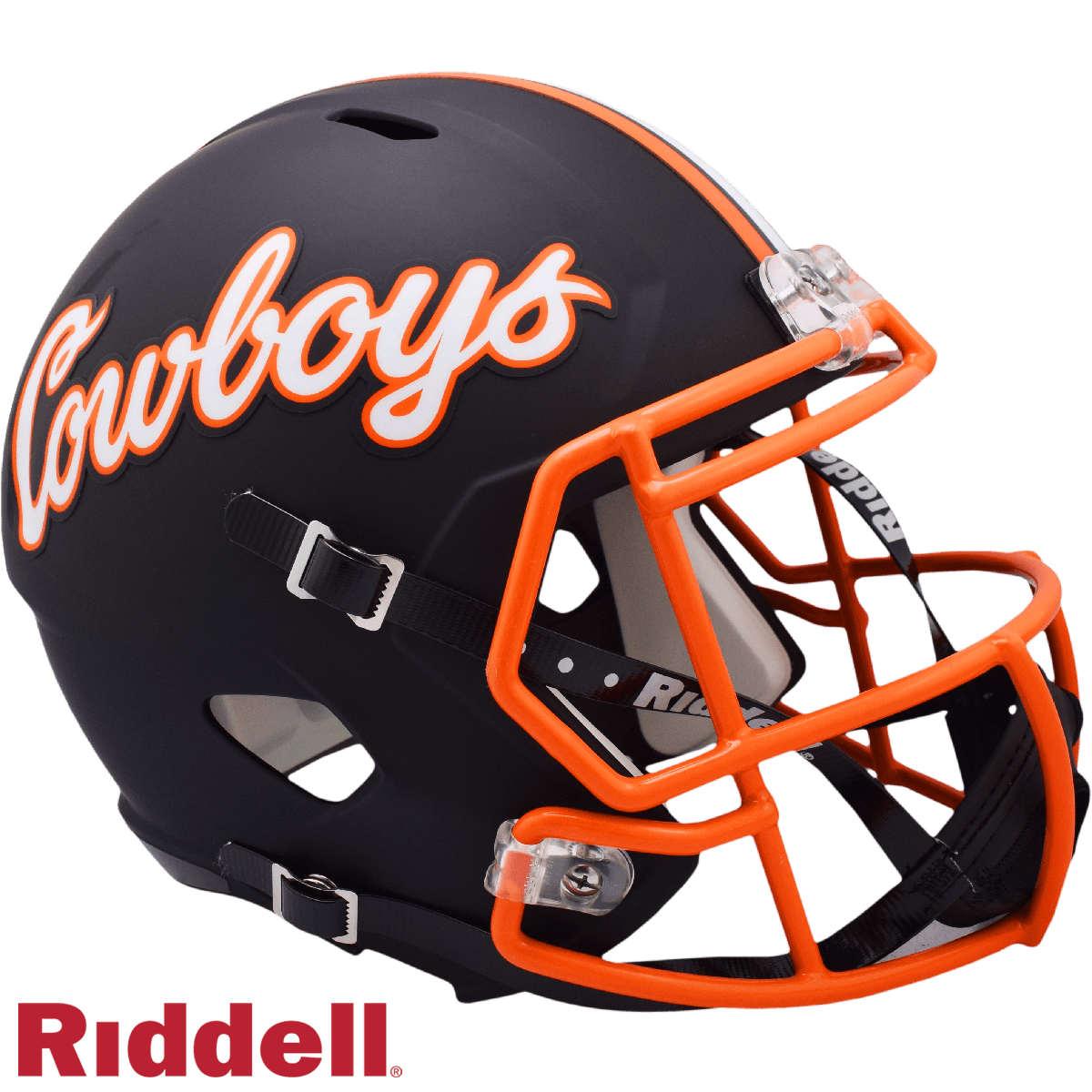 Oklahoma State Cowboys Helmet Riddell Replica Speed Script - ToylandEU