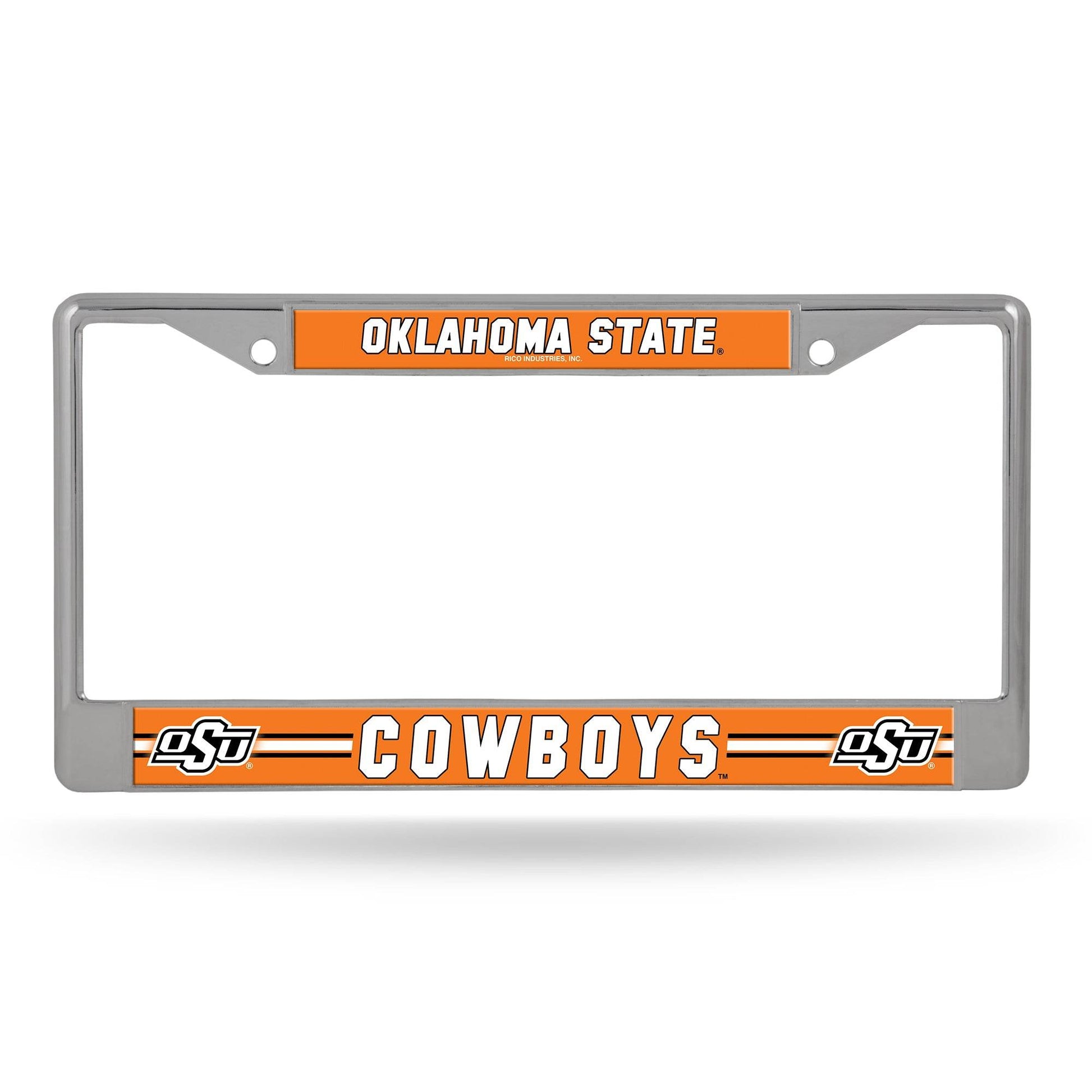 Oklahoma State Cowboys License Plate Frame Chrome Printed - ToylandEU