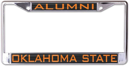 Oklahoma State Cowboys License Plate Frame Inlaid Alumni - ToylandEU