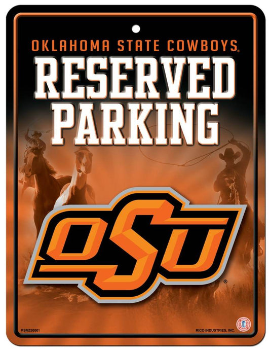 Oklahoma State Cowboys Metal Parking Sign Special Order - ToylandEU