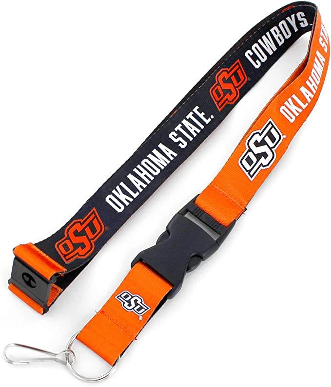 Oklahoma State Cowboys Reversible Lanyard With Logo - ToylandEU