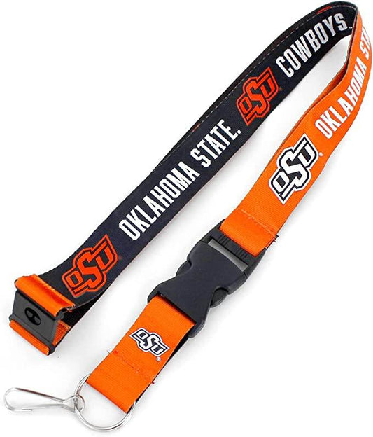 Oklahoma State Cowboys Reversible Lanyard With Logo - ToylandEU