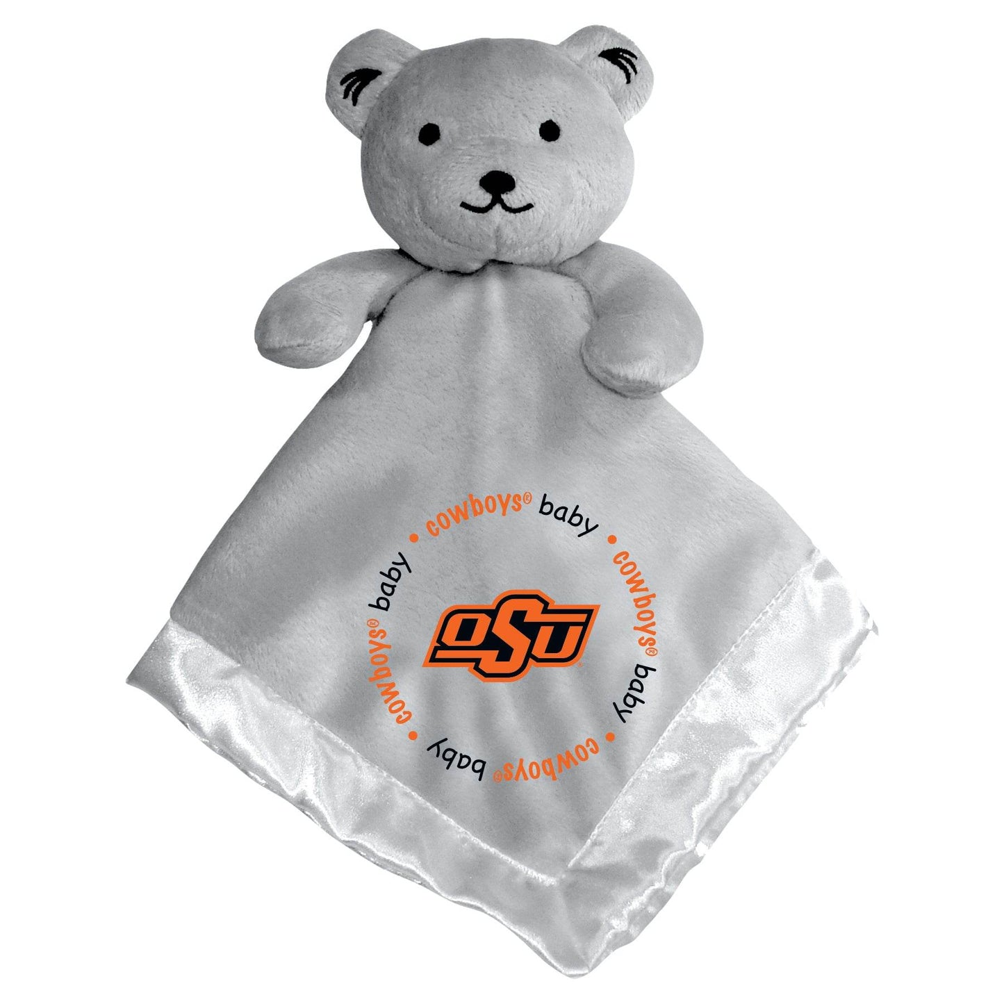 Oklahoma State Cowboys Security Bear Gray Plush Logo - ToylandEU
