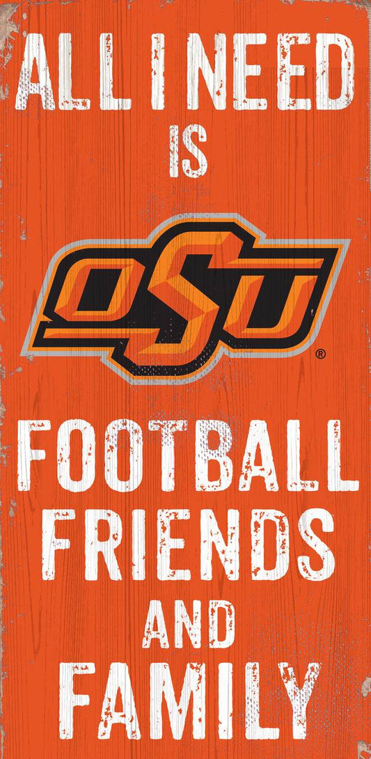 Oklahoma State Cowboys Wood Sign 6x12 Football Fans - ToylandEU