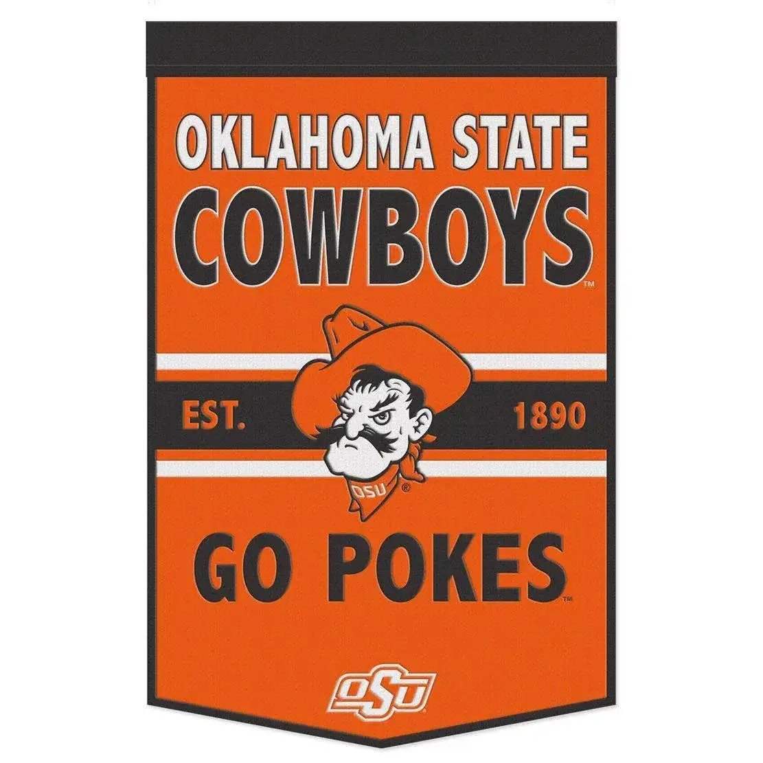  Oklahoma State Cowboys Wool Banner 24x38 Dynasty Slogan -  ToylandEU™