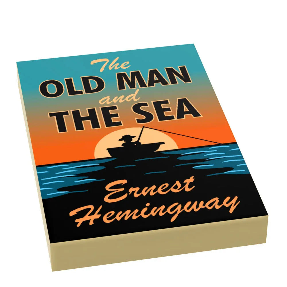 Old Man and the Sea Book (2x3 Tile) made using LEGO tile - ToylandEU