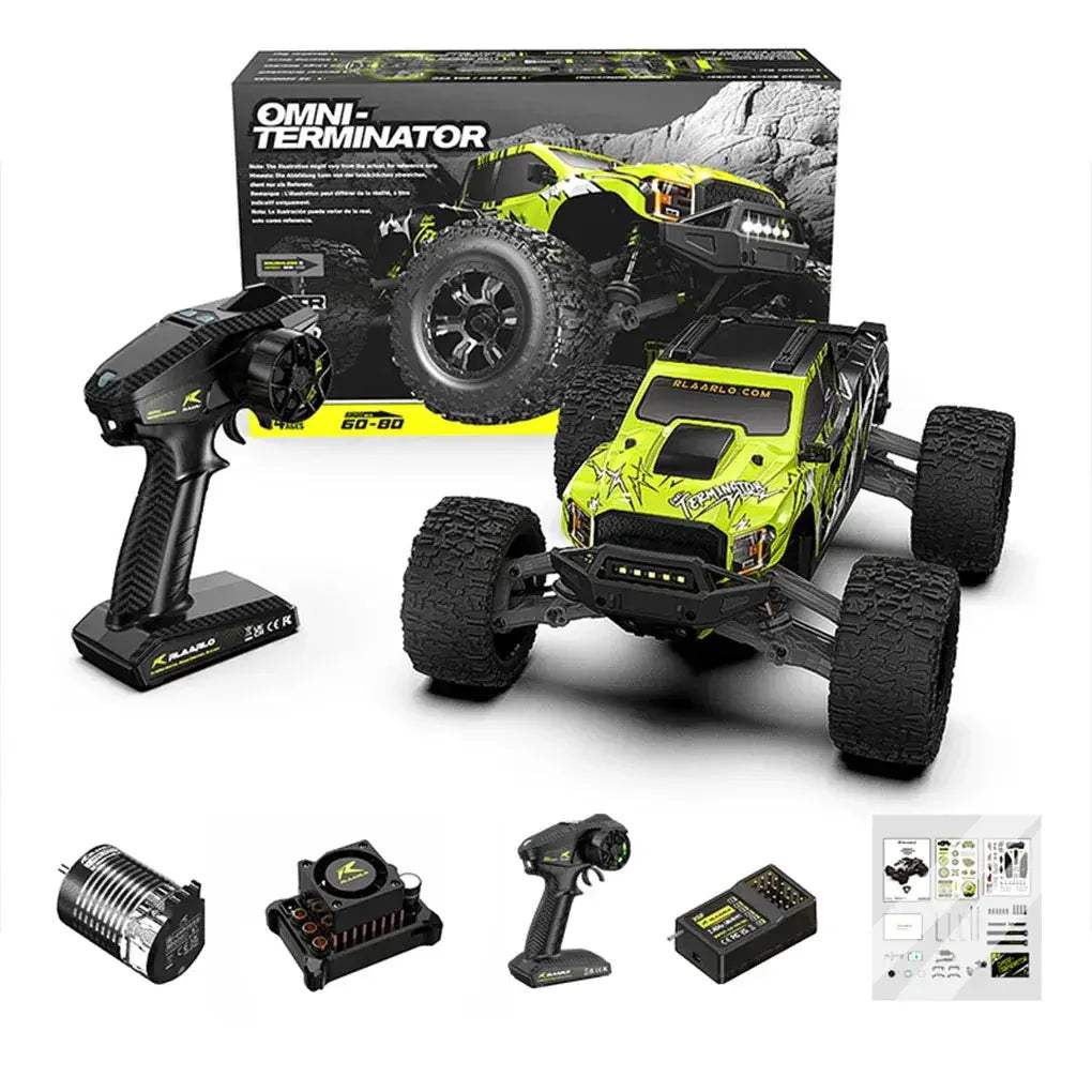 Omnipotent Terminator 4WD Brushless RC Monster Truck Off Road - ToylandEU