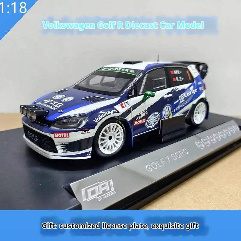 One Eighteen Scale Alloy Diecast Volkswagen Golf Championship Rally Car - ToylandEU
