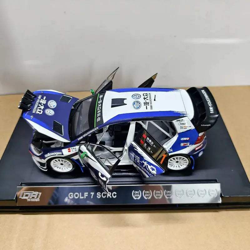 One Eighteen Scale Alloy Diecast Volkswagen Golf Championship Rally Car - ToylandEU