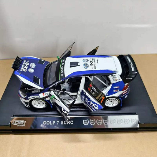 One Eighteen Scale Alloy Diecast Volkswagen Golf Championship Rally Car - ToylandEU