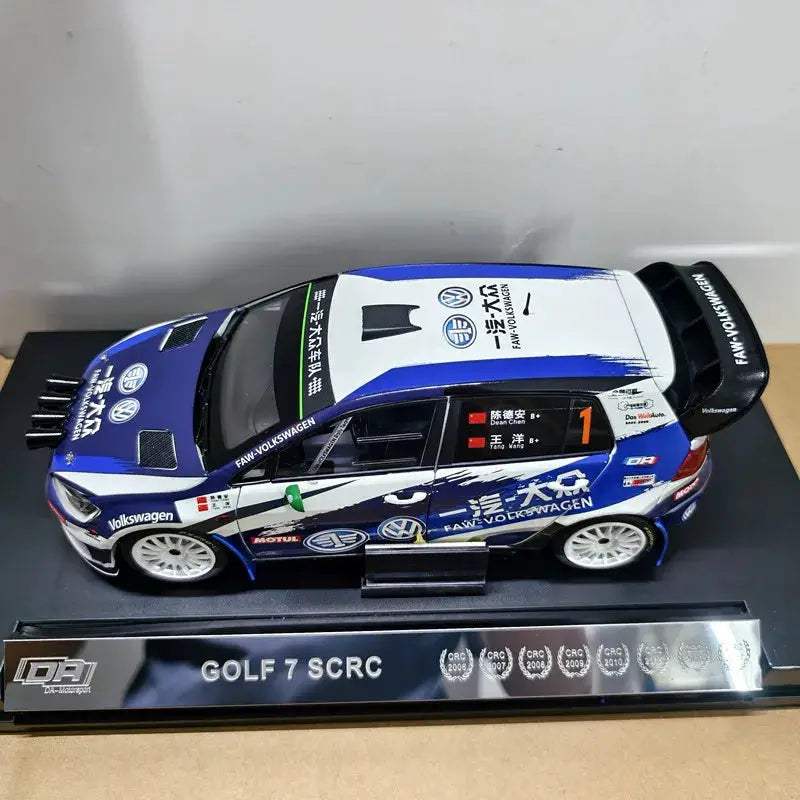 One Eighteen Scale Alloy Diecast Volkswagen Golf Championship Rally Car - ToylandEU