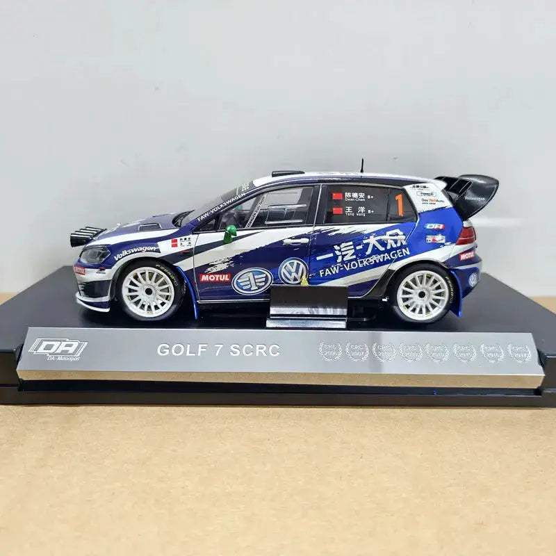 One Eighteen Scale Alloy Diecast Volkswagen Golf Championship Rally Car - ToylandEU