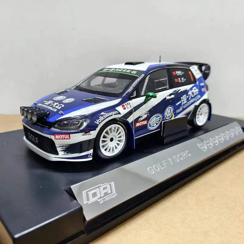 One Eighteen Scale Alloy Diecast Volkswagen Golf Championship Rally Car - ToylandEU