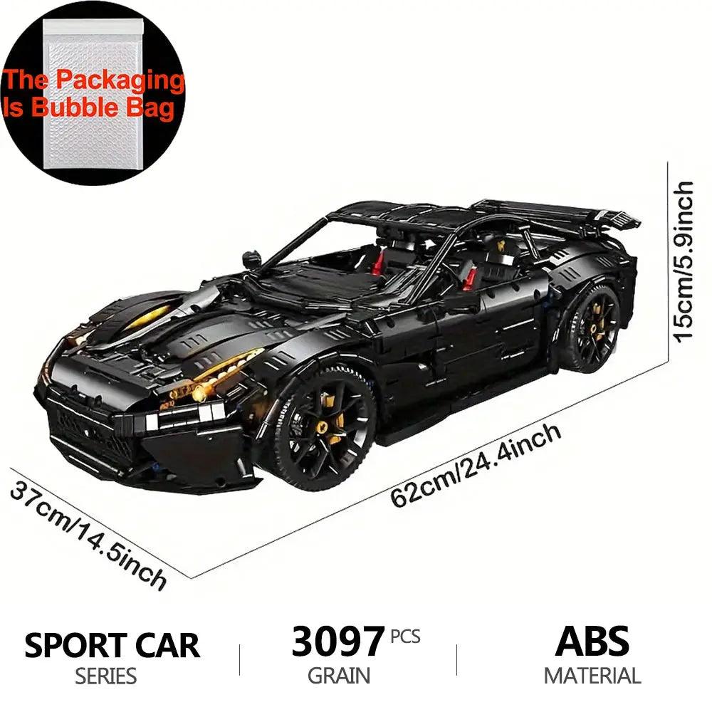  One Eighth Scale Racing Car Building Kit 3097 Pieces -  ToylandEU™