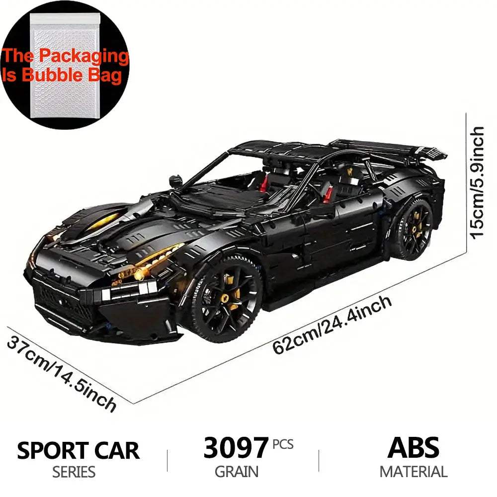  One Eighth Scale Racing Car Building Kit 3097 Pieces -  ToylandEU™