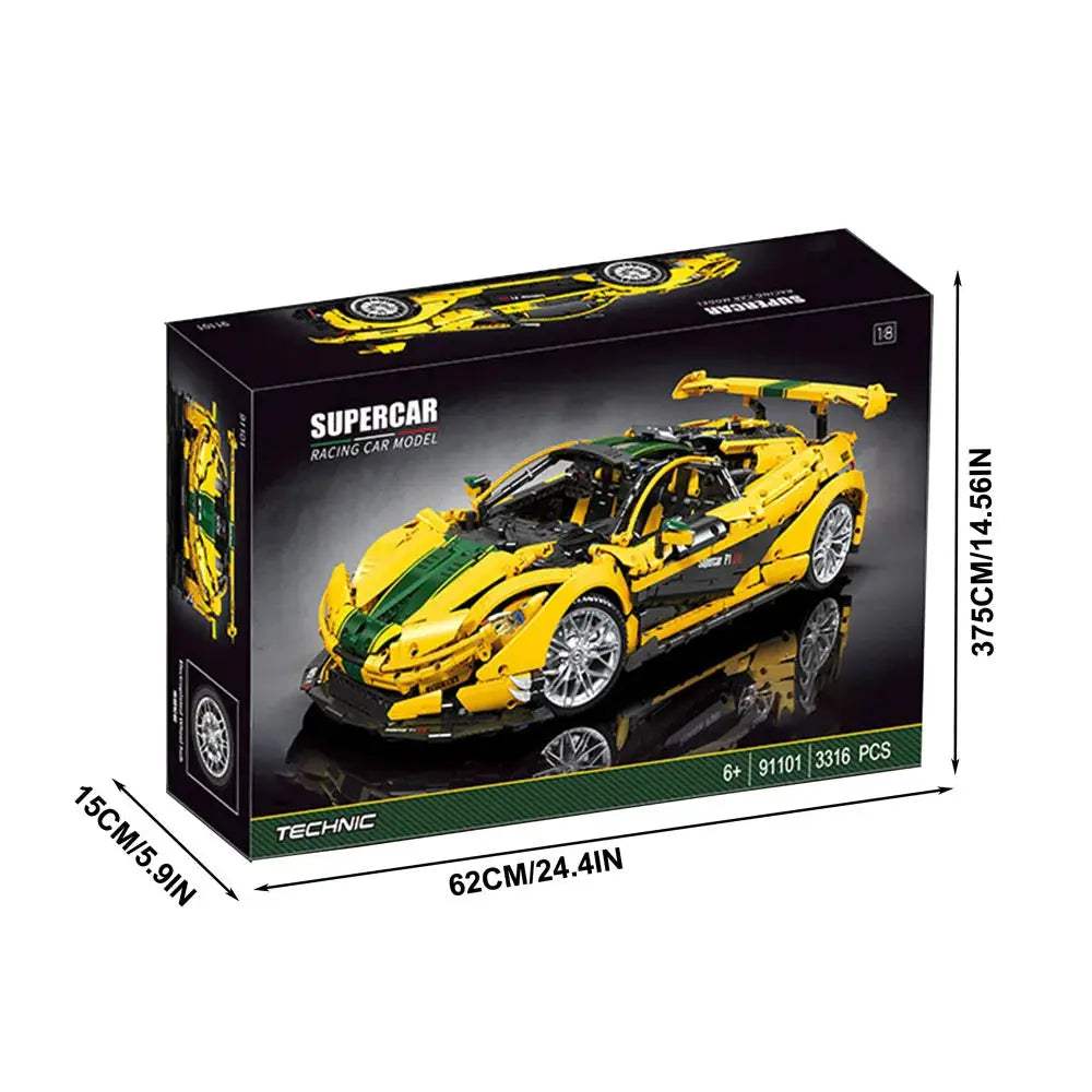  One Eighth Scale Racing Car Building Kit 3097 Pieces -  ToylandEU™