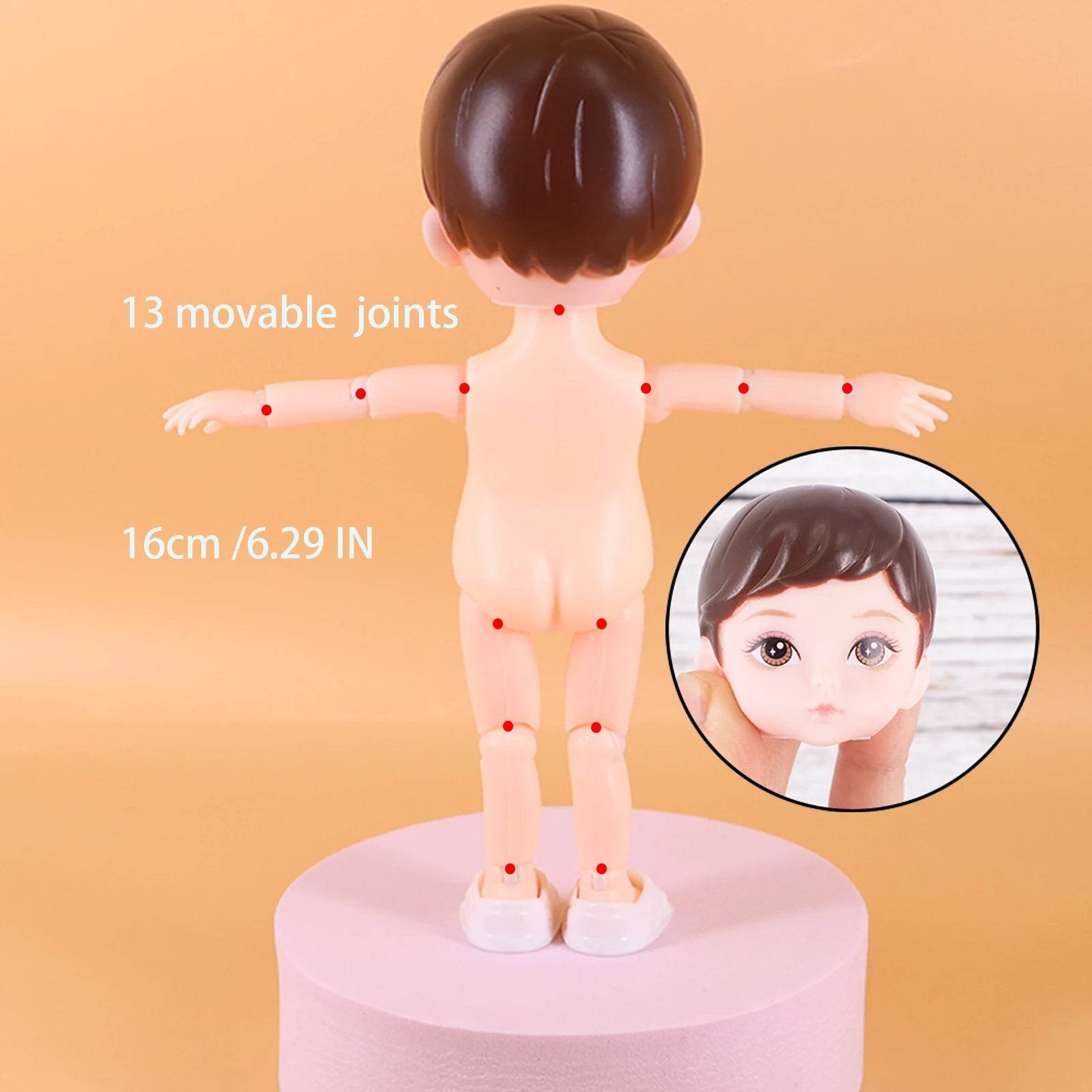 One Piece 6 Inches Cute Baby Dolls with Movable Joints - ToylandEU