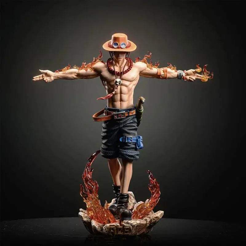 One Piece Ace Figure 28cm Bandai PVC Statue Collectible Premium - ToylandEU