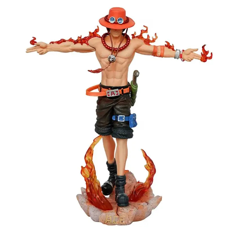 One Piece Ace Figure Statue 27cm Anime Model Collectible - ToylandEU