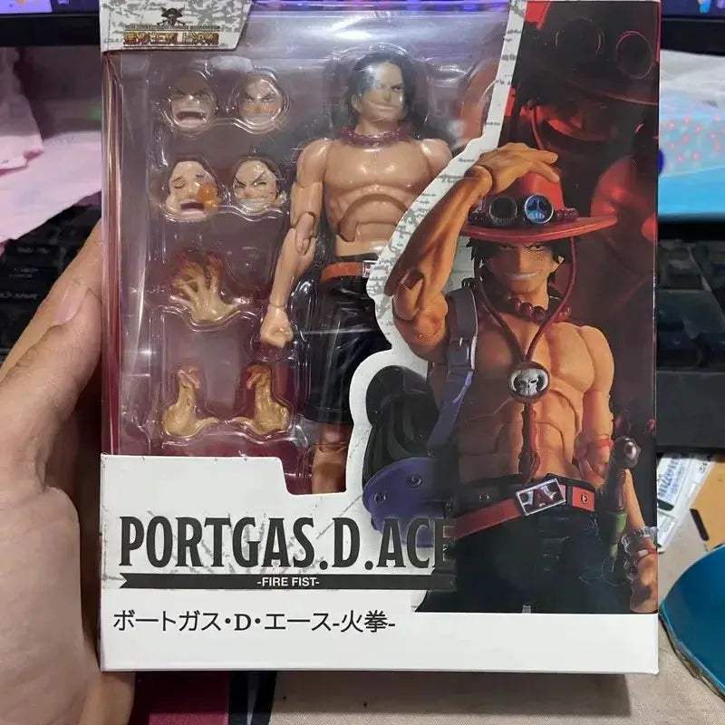 One Piece Ace PVC Figure With Articulated Joints SeventeenCentimeter - ToylandEU