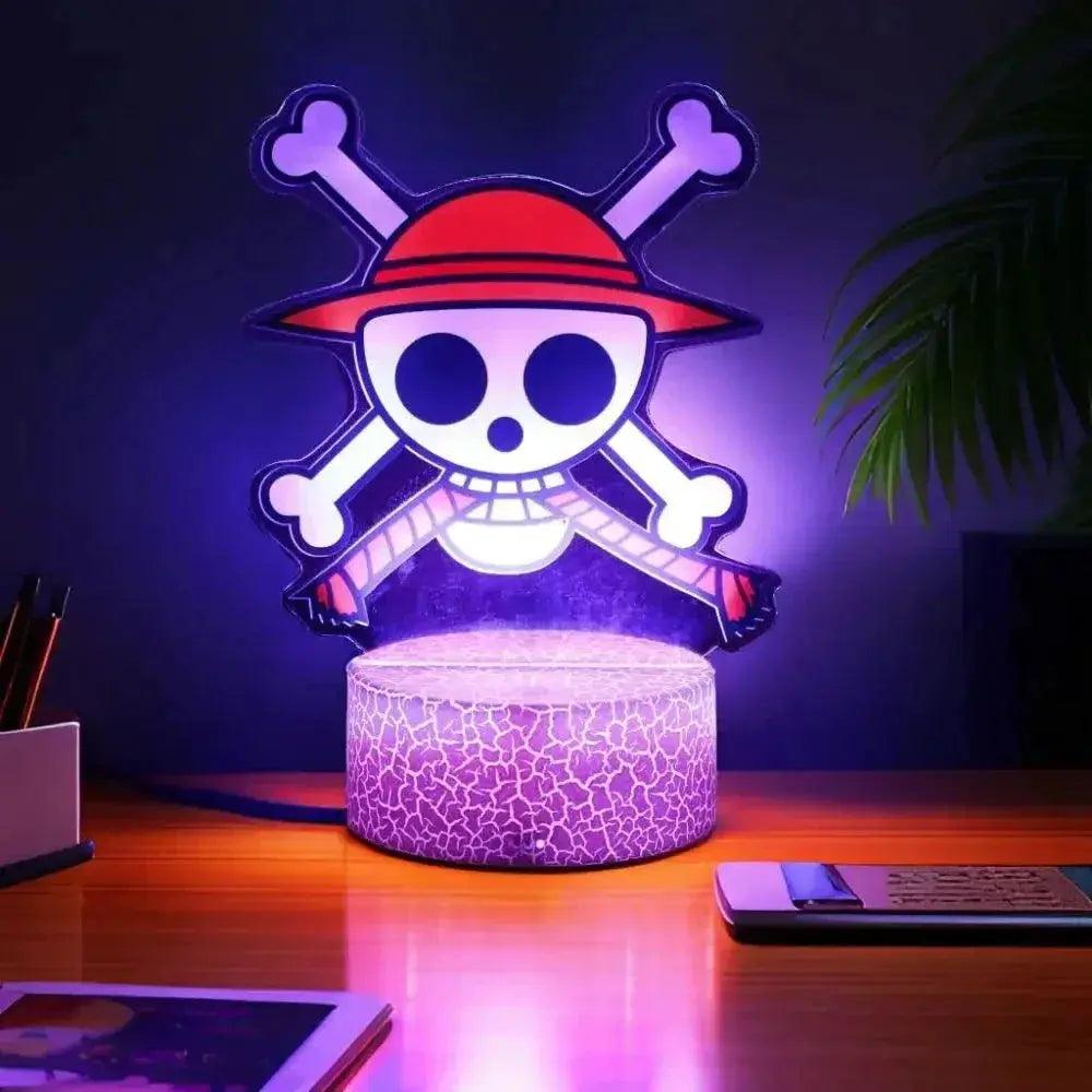  One Piece Anime Figures 3D Lamp PVC Action Collection Model Toys LED Night Light -  ToylandEU™
