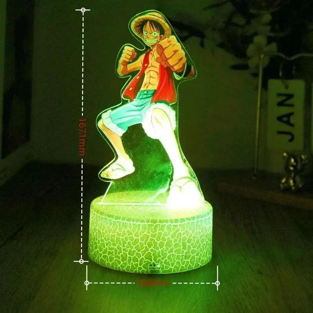  One Piece Anime Figures 3D Lamp PVC Action Collection Model Toys LED Night Light -  ToylandEU™