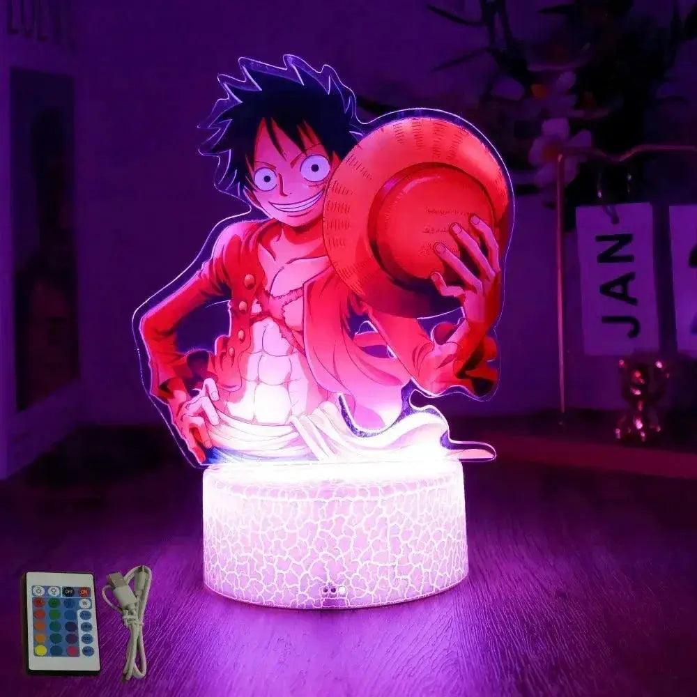  One Piece Anime Figures 3D Lamp PVC Action Collection Model Toys LED Night Light -  ToylandEU™