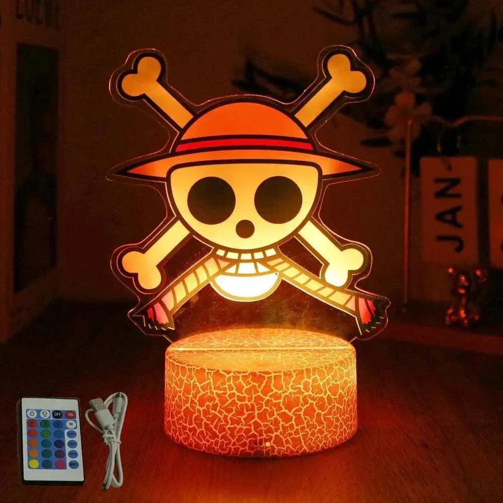  One Piece Anime Figures 3D Lamp PVC Action Collection Model Toys LED Night Light -  ToylandEU™