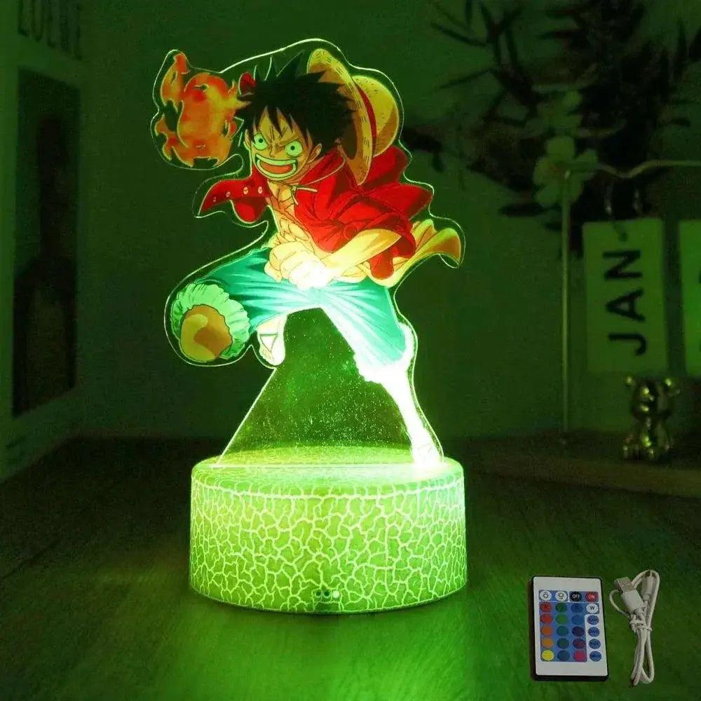  One Piece Anime Figures 3D Lamp PVC Action Collection Model Toys LED Night Light -  ToylandEU™