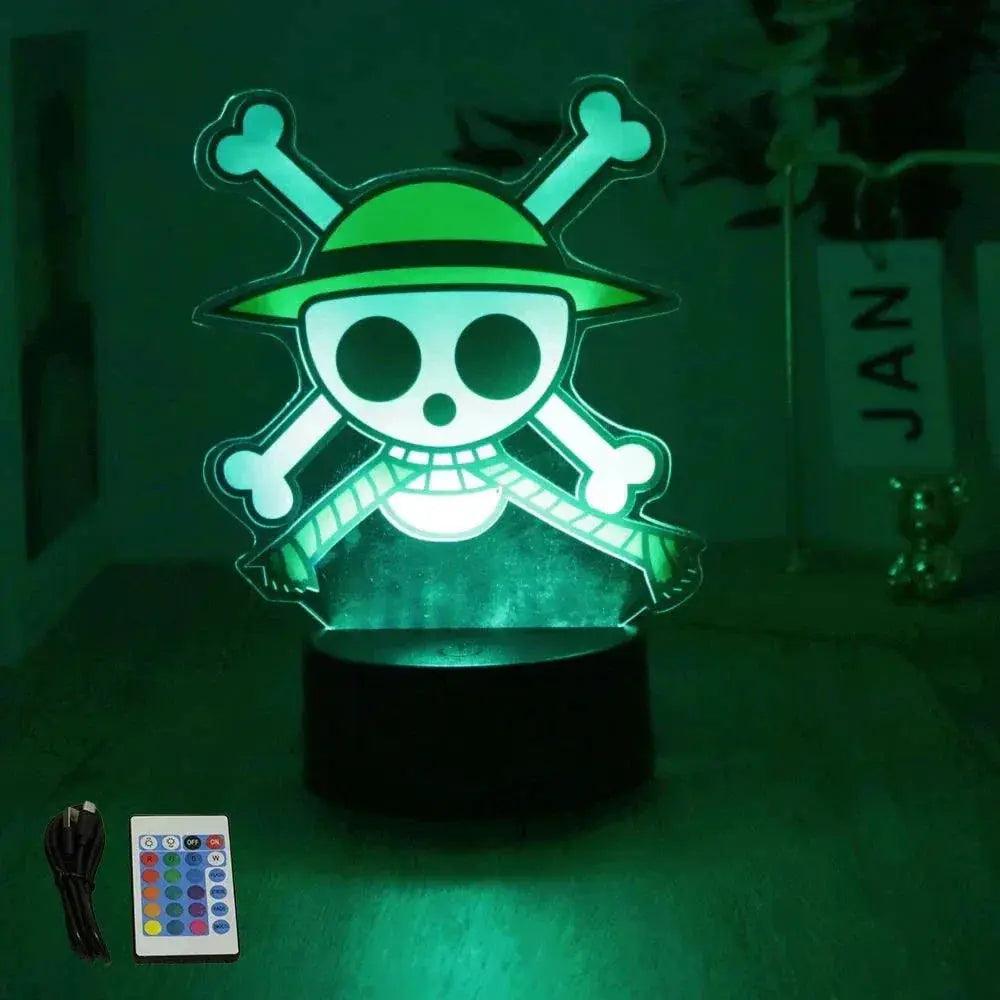  One Piece Anime Figures 3D Lamp PVC Action Collection Model Toys LED Night Light -  ToylandEU™
