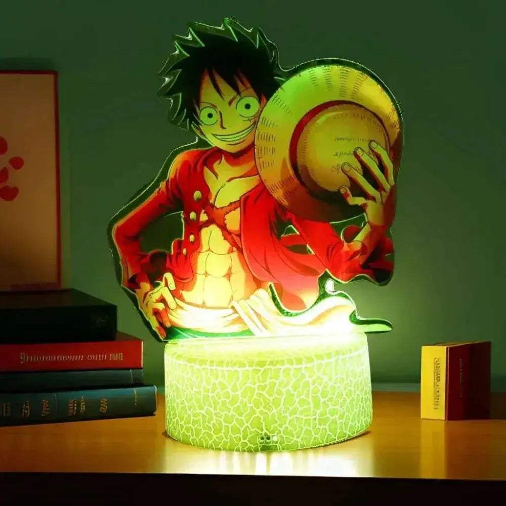 One Piece 3D Lamp Figures With Led Night Light Base - ToylandEU