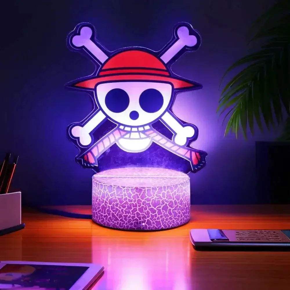One Piece 3D Lamp Figures With Led Night Light Base - ToylandEU
