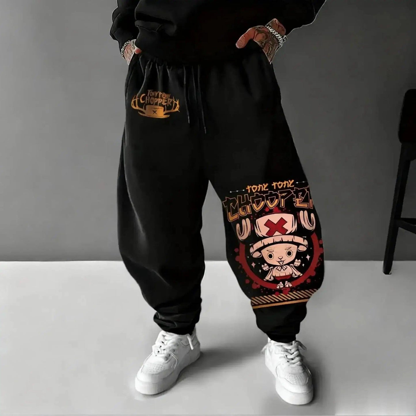  One Piece Anime Joggers Comfortable Fit Luffy Graphic -  ToylandEU™