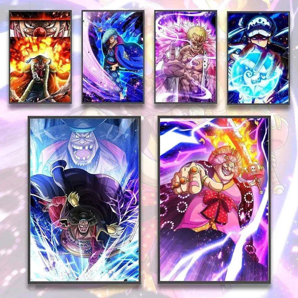 One Piece SelfAdhesive Anime Poster Wall Art For Bedroom Decor - ToylandEU
