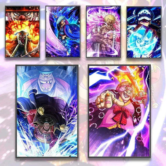  One Piece Poster SelfAdhesive Wall Art Bedroom Decor -  ToylandEU™