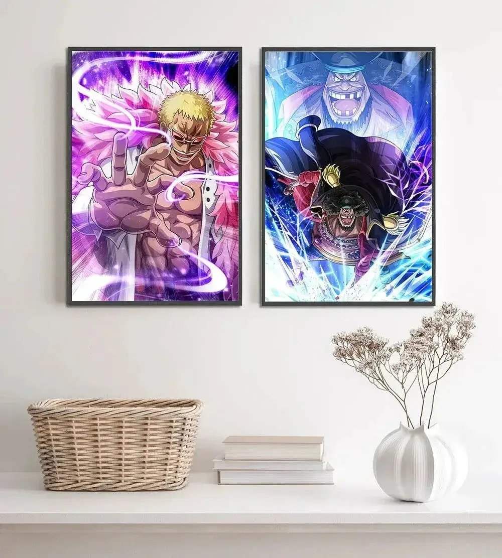 One Piece SelfAdhesive Anime Poster Wall Art For Bedroom Decor - ToylandEU