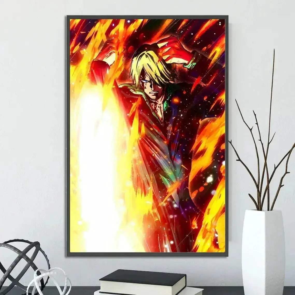 One Piece SelfAdhesive Anime Poster Wall Art For Bedroom Decor - ToylandEU