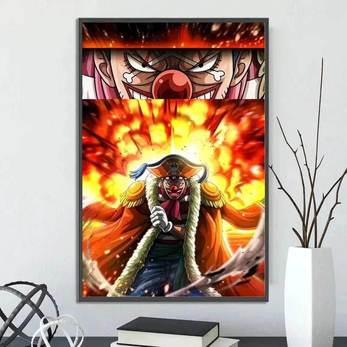 One Piece SelfAdhesive Anime Poster Wall Art For Bedroom Decor - ToylandEU