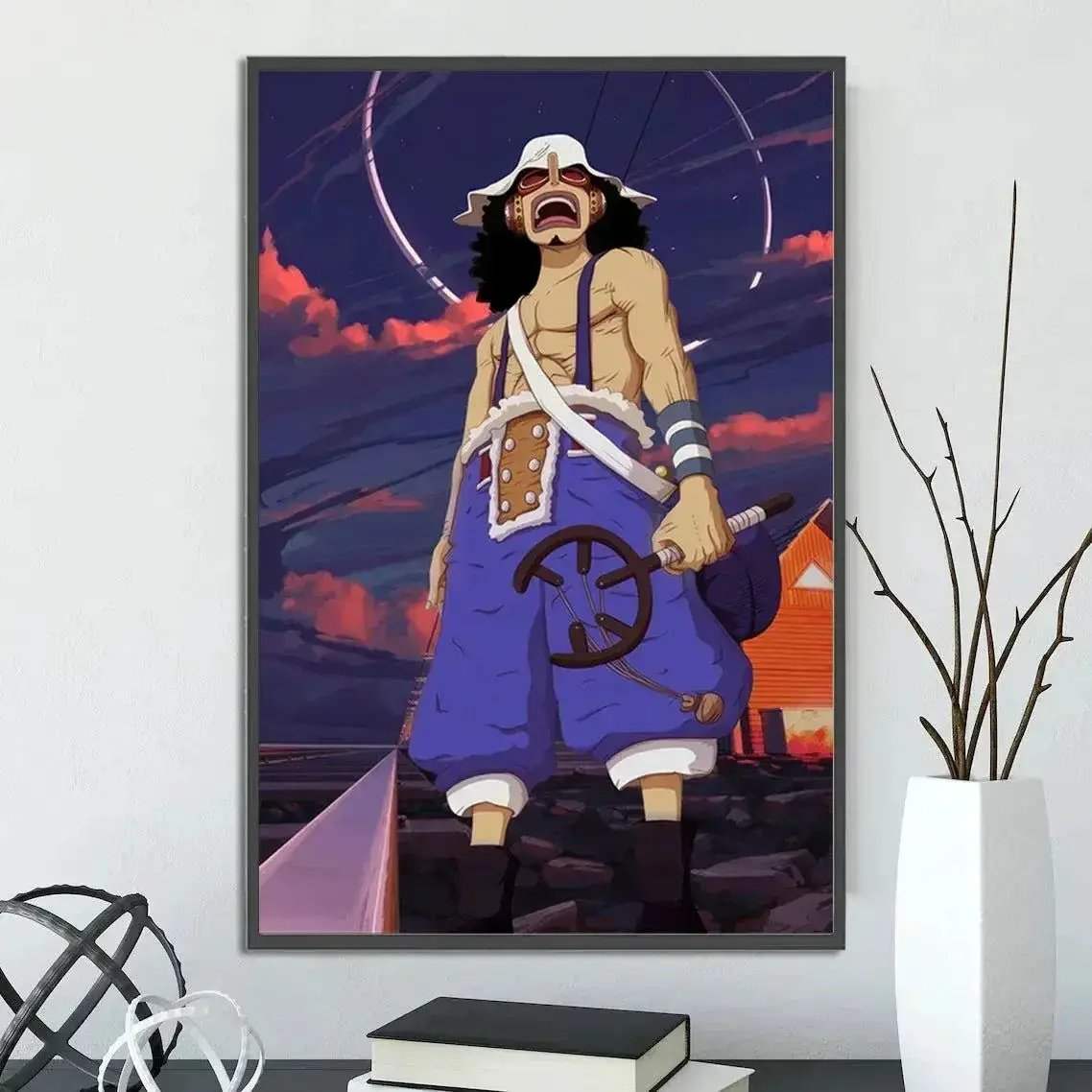 One Piece SelfAdhesive Anime Poster Wall Art For Bedroom Decor - ToylandEU