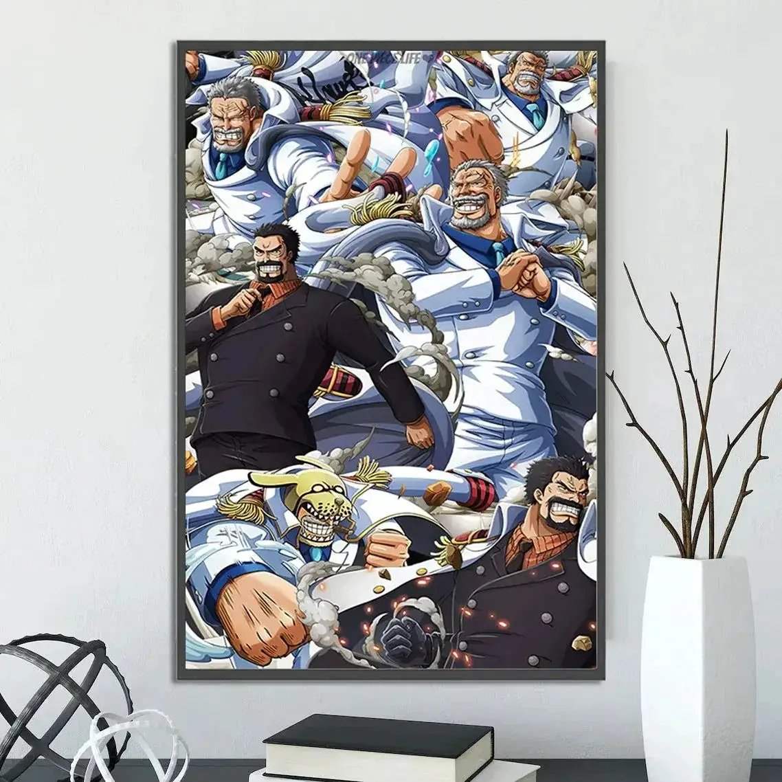 One Piece SelfAdhesive Anime Poster Wall Art For Bedroom Decor - ToylandEU