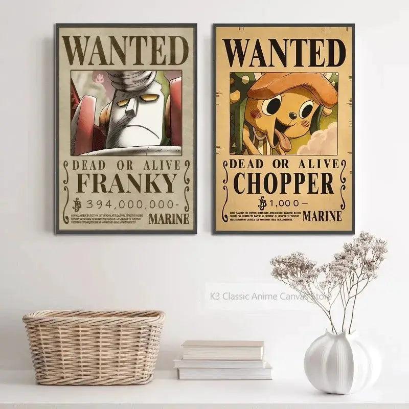  One Piece Canvas Poster Wall Art Vibrant Colors -  ToylandEU™