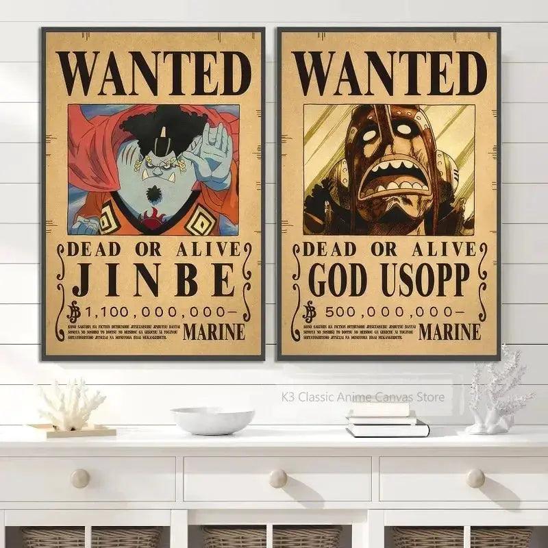  One Piece Canvas Poster Wall Art Vibrant Colors -  ToylandEU™