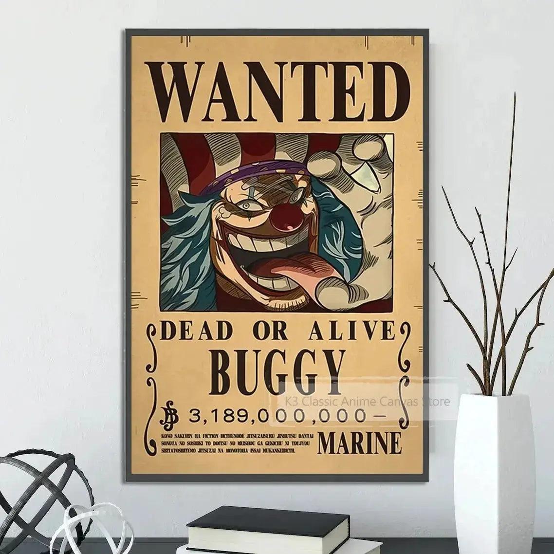  One Piece Canvas Poster Wall Art Vibrant Colors -  ToylandEU™