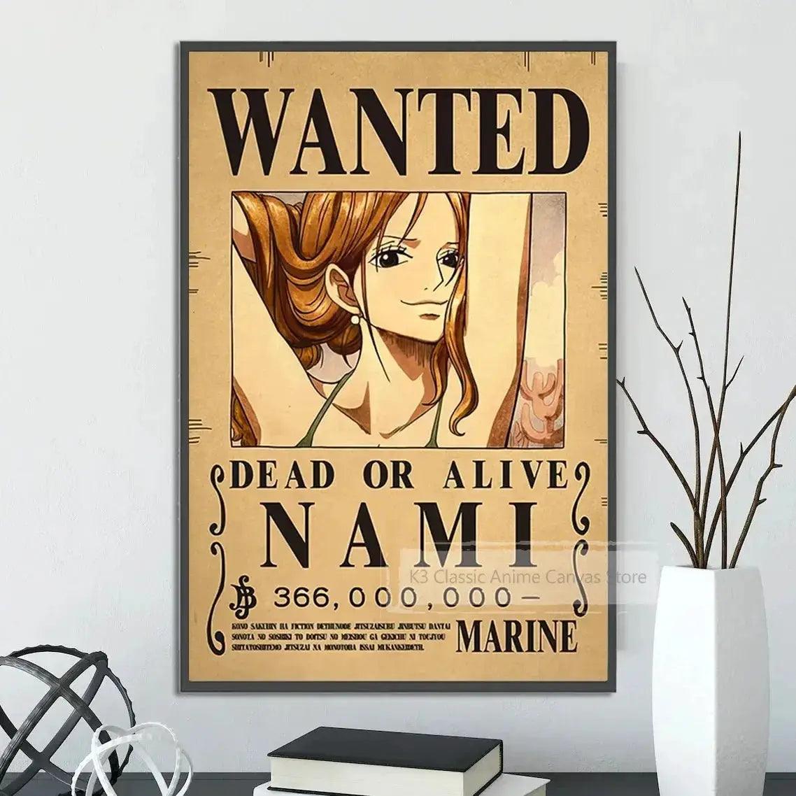  One Piece Canvas Poster Wall Art Vibrant Colors -  ToylandEU™