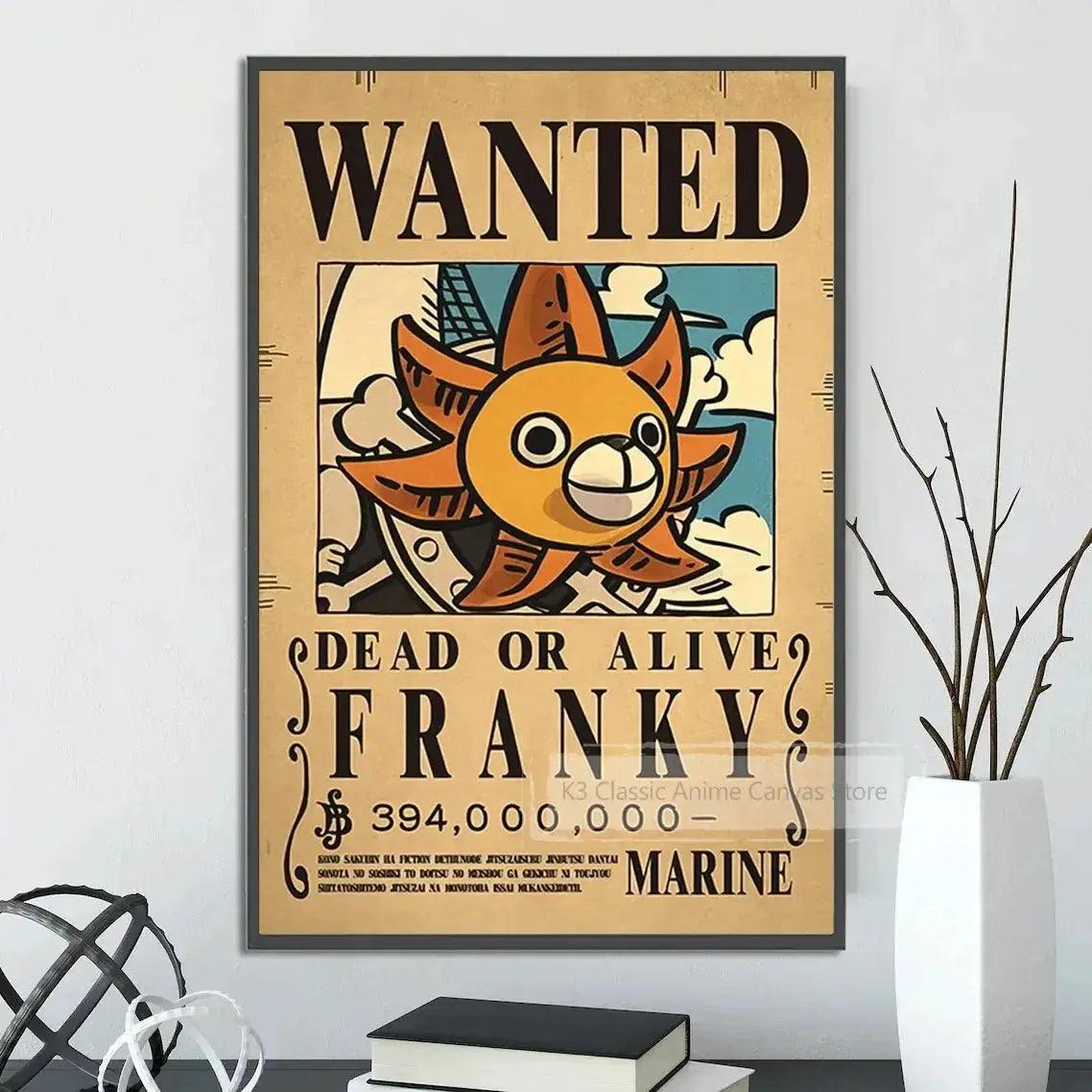  One Piece Canvas Poster Wall Art Vibrant Colors -  ToylandEU™
