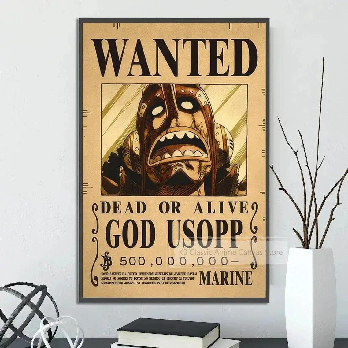  One Piece Canvas Poster Wall Art Vibrant Colors -  ToylandEU™