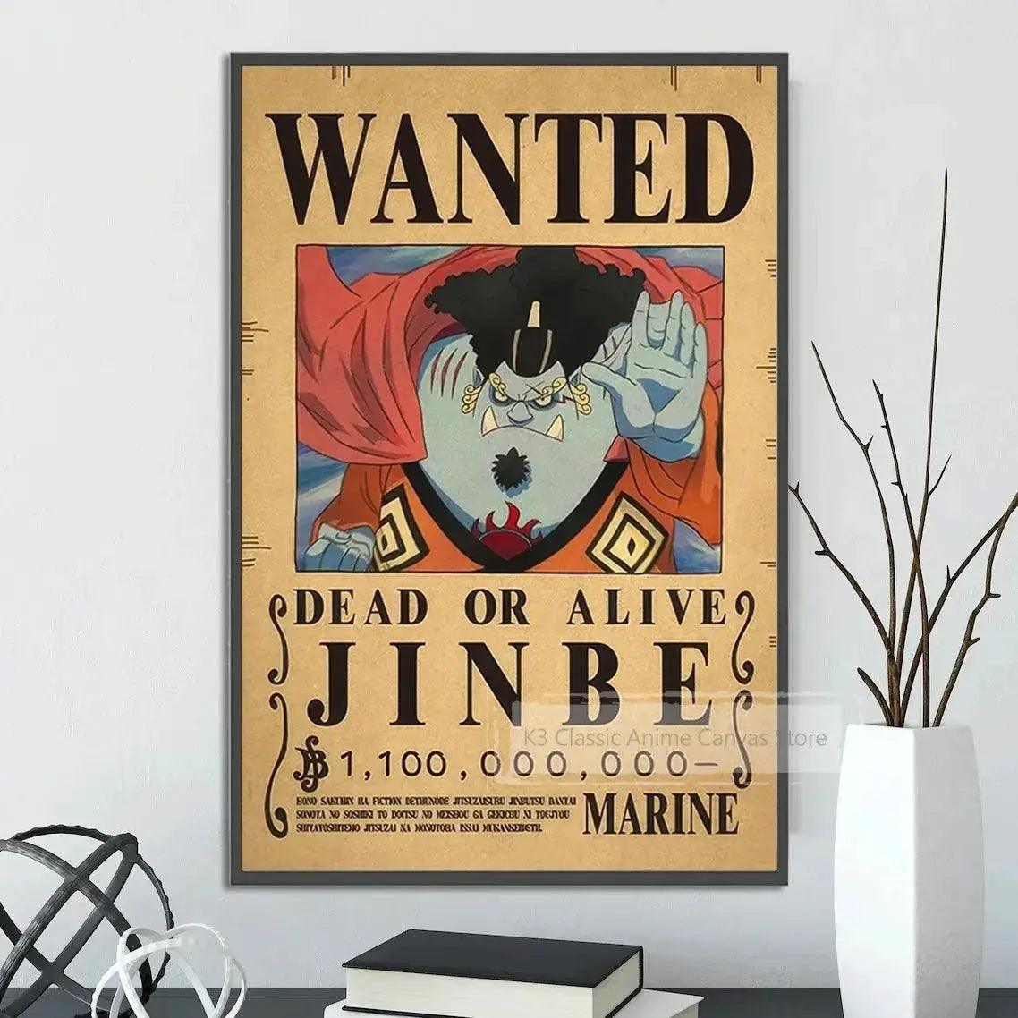 One Piece Canvas Poster Wall Art Vibrant Colors -  ToylandEU™